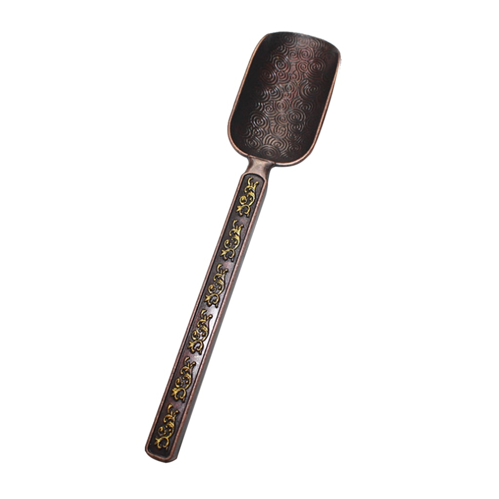 Retro Thee Scoop Thee Blad Lepel Chinese Kongfu Thee Accessoires Tool
