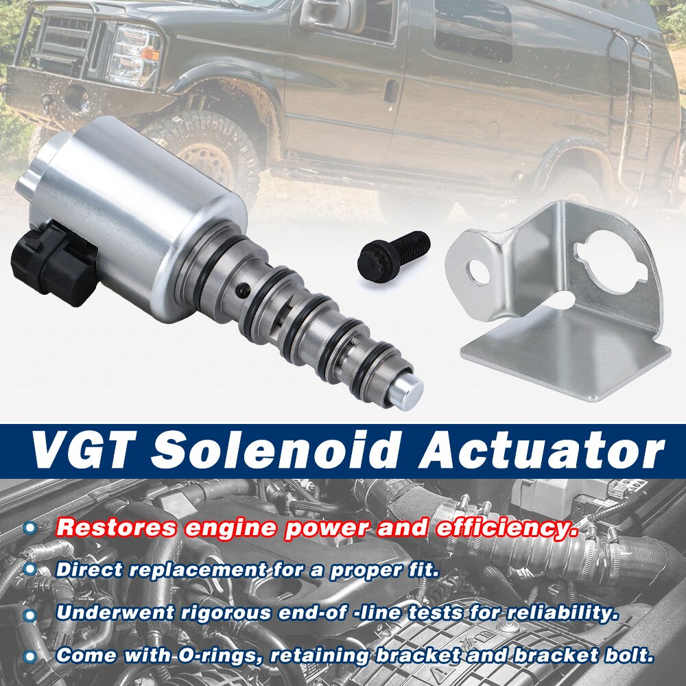 Turbo Wastegate Controller Vgt Solenoid Actuator Valve Diesel Voor 03-10 Ford Chevy Gmc 6.0/6.6/7.8L power Stroke 5C3Z6F089BA