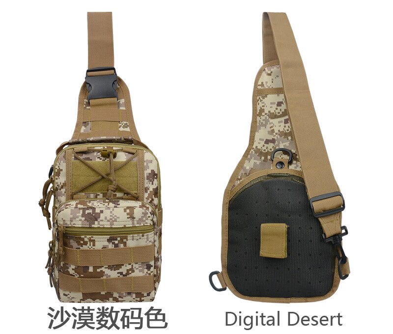 Vrouwen Handtassen Borst Schouder Hand Tassen Buitenshuis Tactiek Borst Zadeltas Sling Bag Over Dames Crossbody Handtas Portemonnee: Desert digital color