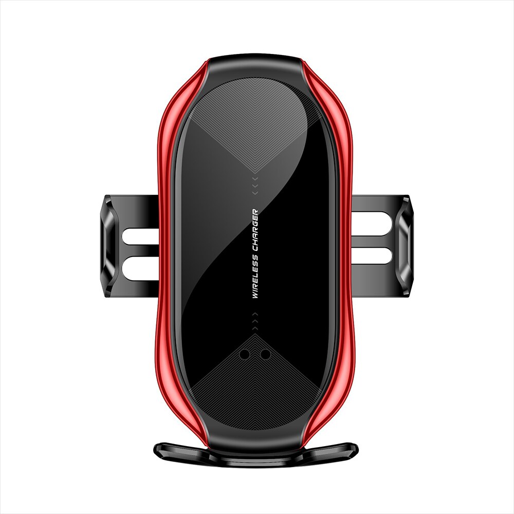 Wireless Charger Car Mount for Air Vent Mount Car Phone Holder Intelligent Infrared Fast Wireless Charging Charger For iPhone 11: Red