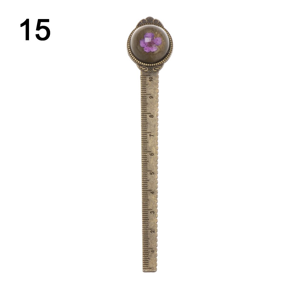 12cm Retro Bronze Round Bookmark Ruler Vintage Met... – Vicedeal
