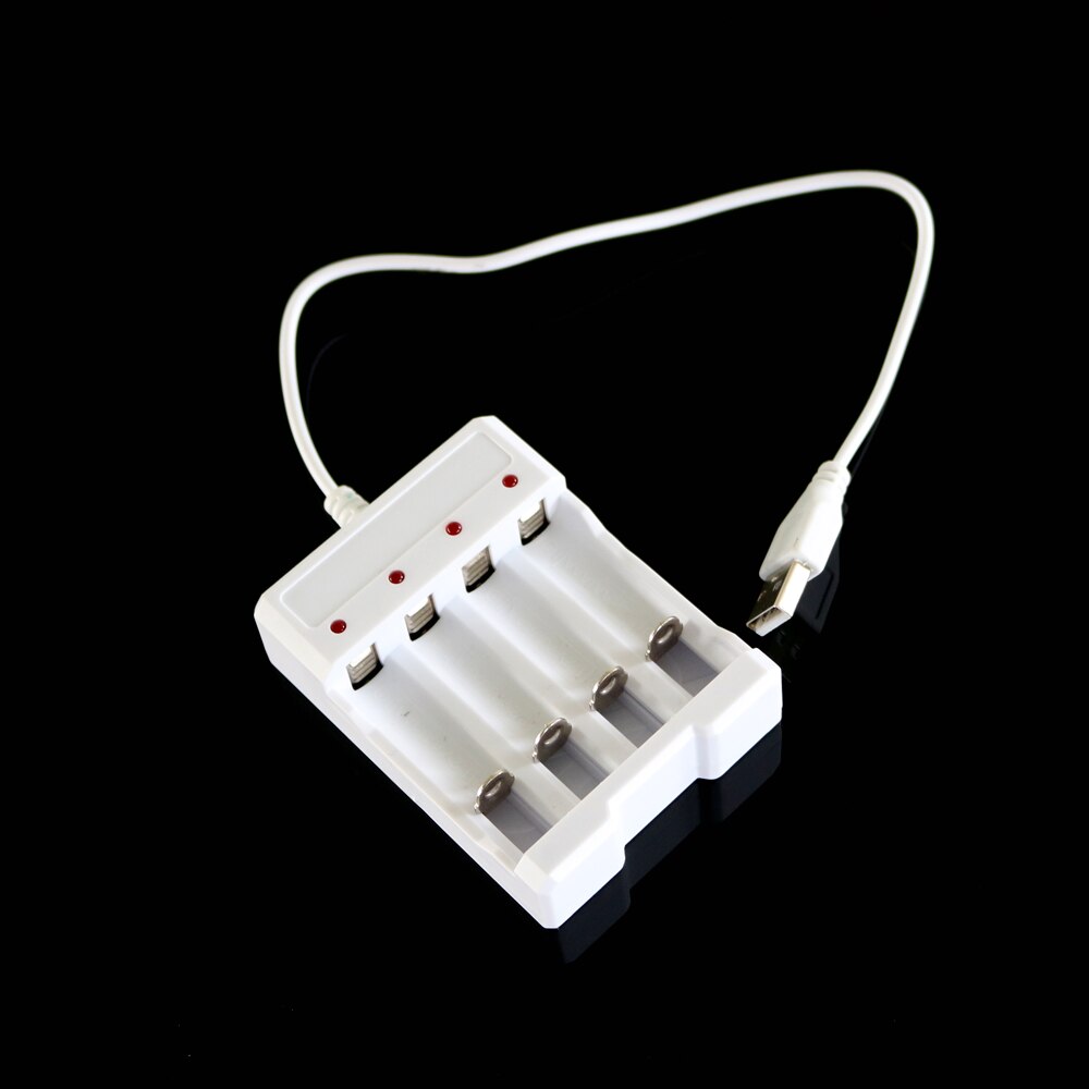 Solar Panel Outdoor Universal Battery Charger DC 5V 1A 1.2V 4 Slot AA/AAA Rechargeable Battery Charger Adapter USB Plug