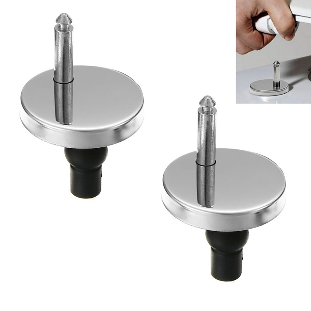 1 par toiletsædehængsler fastgørelser quick release top fix blind hul fittings udvide gummiskruer