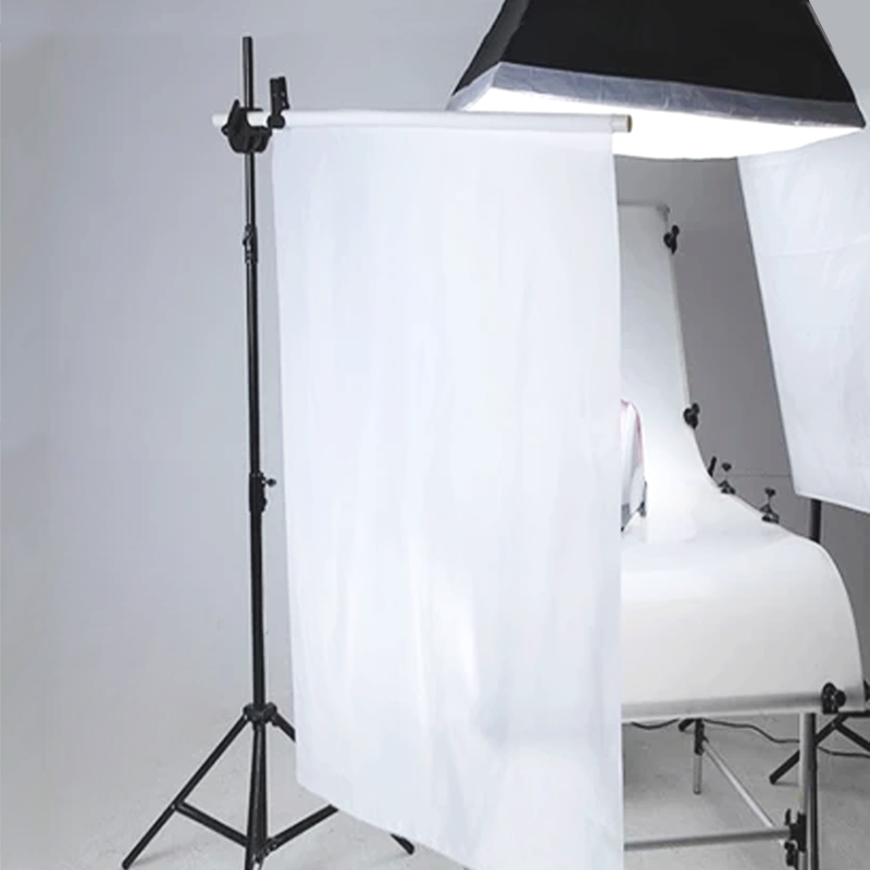 Modificador de luz sin costuras blanco de seda de nailon de tela de difusión de fotografía para iluminación de estudio fotográfico Softbox y tiendas de luz