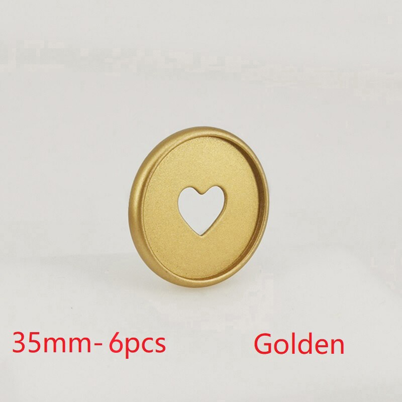 Stücke 35mm gefrostet Pilz See Bindemittel Scheiben Kunststoff Bindung Ringe Notizbuch Bindemittel Ringe Pilz Scheiben Büro Bindung Liefert: golden-6Stck