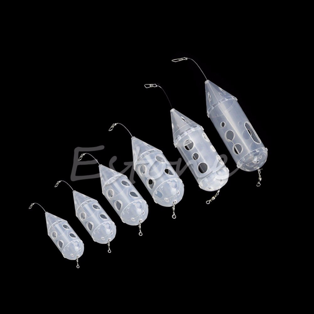 1PC Small Fish Bait Cage Fishing Trap Basket Feeder Holder Catcher For Angler