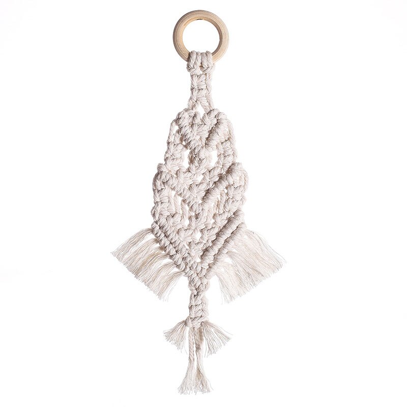 Bohemian Chic Macrame Muur Opknoping Wandtapijten Mandala Dreamcatcher Muur Decor Boho Geweven Gebreide Wandtapijten Home Decoratie: 48B