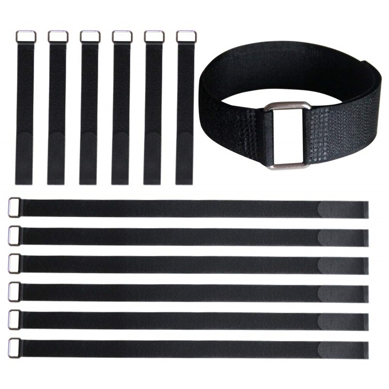 5Pcs Herbruikbare Metalen Gesp Klittenband Riem Kabelbinders Model Bandjes Draad Stok Gesp Riem Bundel Tie Haak loop Sluiting Tape