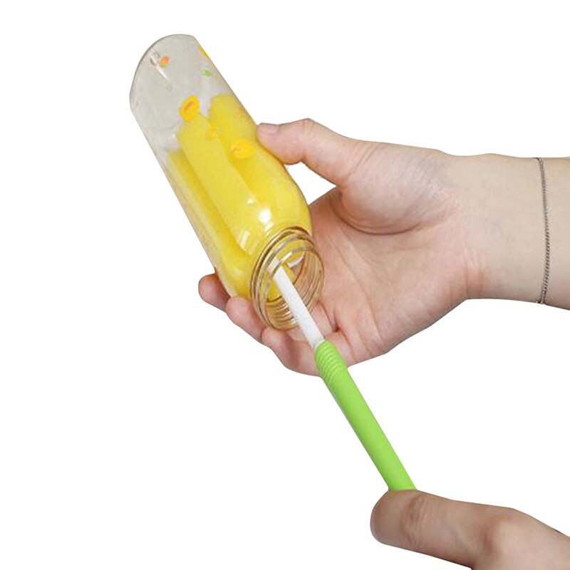 Baby Bottle Brush Nipple Brush Cleaning Tubes Pacifier Brushes Home Supplies Sponge Cup Brush