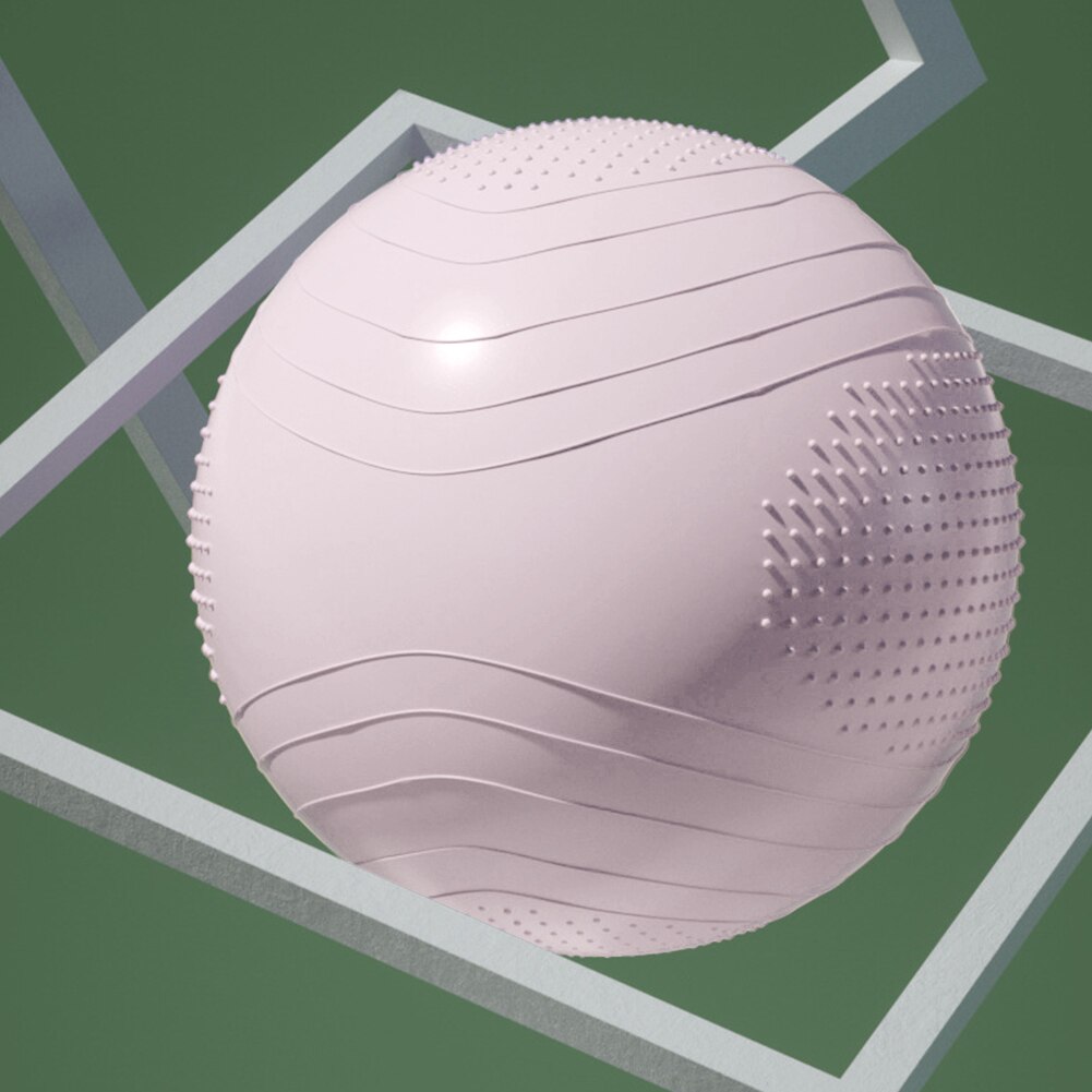 Tragbarer, extra dicker universal-balanceball aus pvc für fitness, yoga, pilates, fitnessstudio, schwangerschaft, sport, indoor-bereich und zuhause. rutschfest.