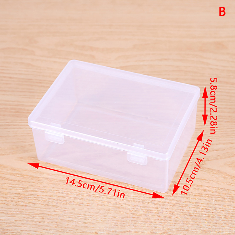 Mini Opbergdoos Doorzichtig Deksel Kleine Plastic Doos Voor Onderdelen Gereedschap Opbergdoos Sieraden Vitrine Kralen Container: green