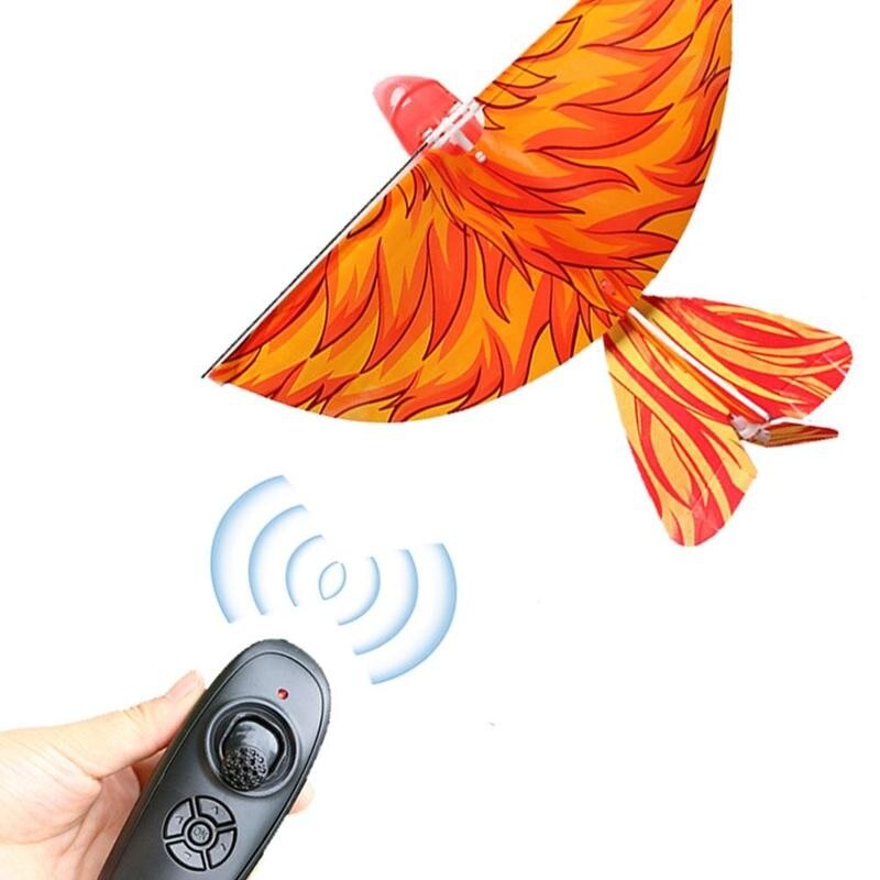 2.4GHz RC Bird Simulation Flying RC Bird Shape Remote UAV Bright Toys Control ABS Bird Control Airplane Lights LED X2A7