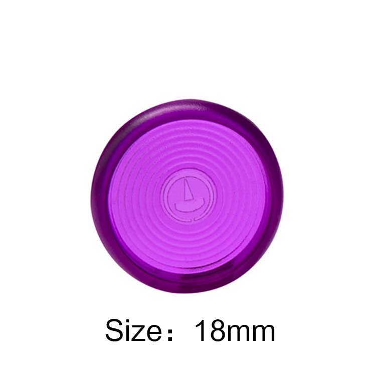 10Pcs 18/24/28mm Colored Round Binding Disc DIY Binder Notebook Loose Leaf Ring Arc Book Buckle Hoop Binder Ring Office Supplies: 18mm Purple