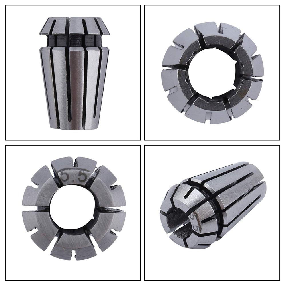 13Pcs/Set Accuracy 0.008 1-7mm ER11 Milling Chuck Spring Collet Set For CNC Engraving Machine Spring Collet Chuck Milling Lathe