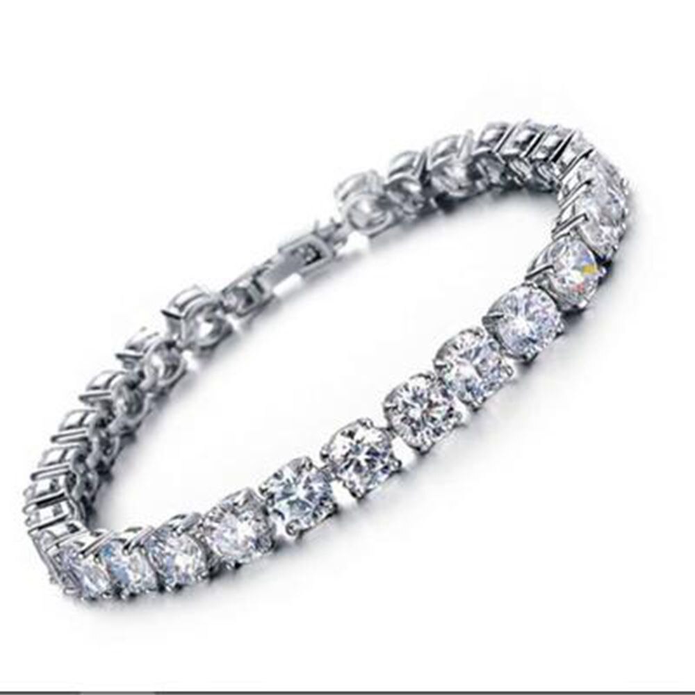 Tennisarmband, Saffier, Diamant, 18K Geelgoud - De Gouden Eeuw