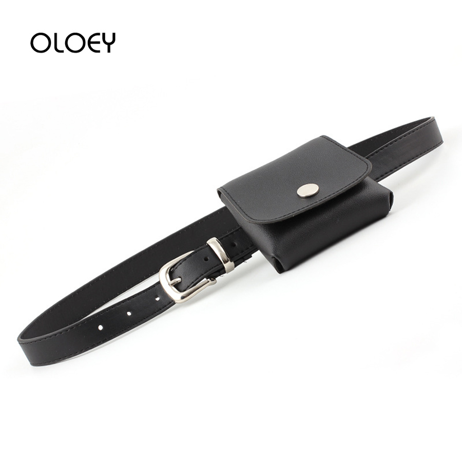 fanny Pack einfarbig Pu Leder Schulter Taille Taschen Gürtel Frauen Telefon Beutel lässig Weibliche Bote Brust Tasche Sack