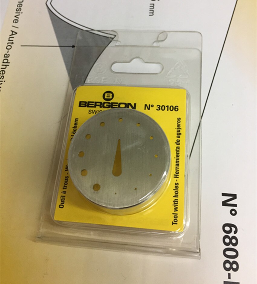 Watch onderhoud tool Bergeon 30106 Zwitserse balans seat horloge beweging balans aanpassing zetel