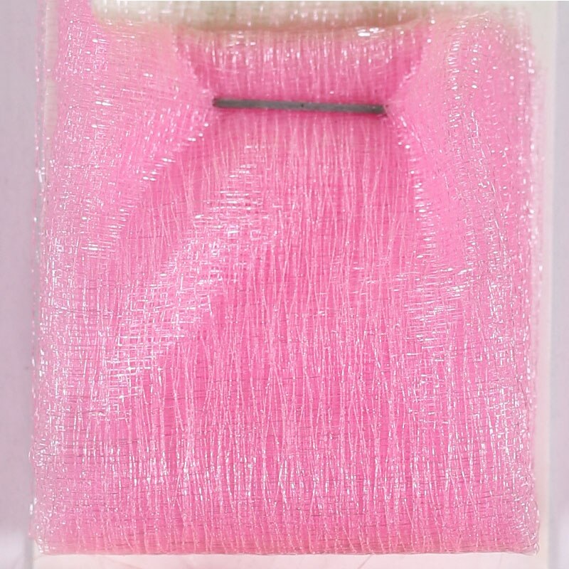 Mariage garn tyll rulle skir kristall organza tyg födelsedag event fest tillbehör för bröllop bakgrund dekoration 48cm*10m: Rosa