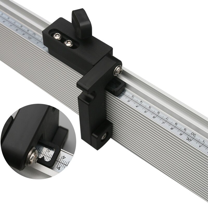 600/800 Mm Spoor Beugels Mijter Track Stop Schaal Set Houtbewerking T Slot Aluminium Tafelcirkelzaag Hek Werkbank Diy houtbewerking Gereedschap