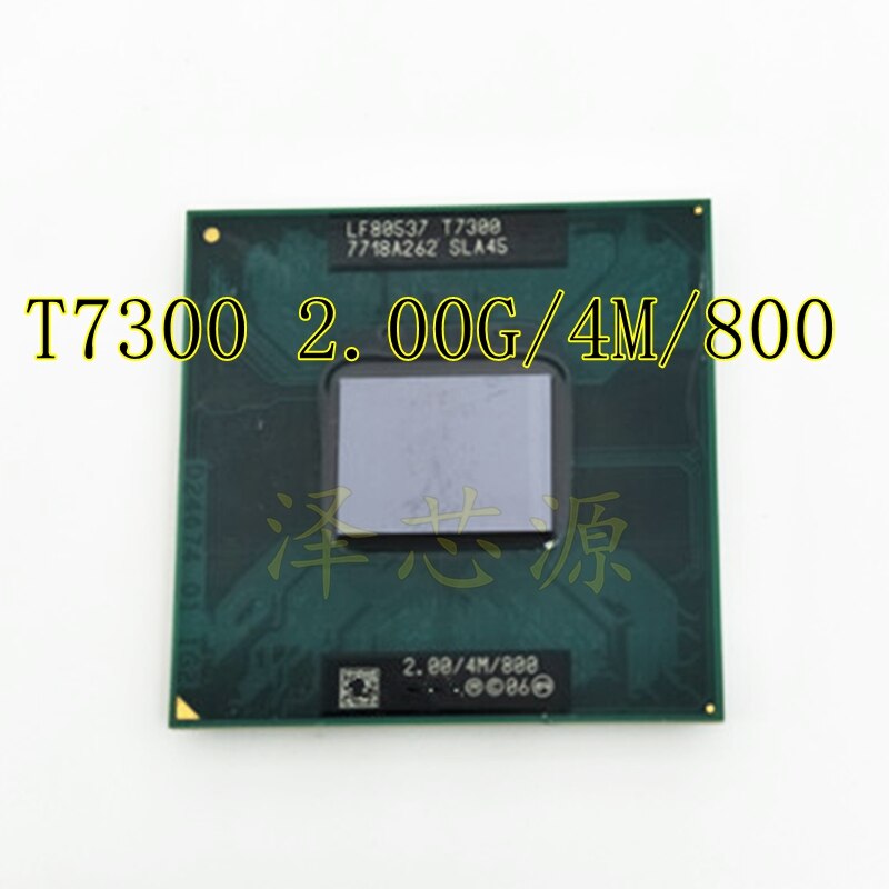 T7300 cpu 4m- stik 478 cache /2.0 ghz /800/ understøttelse af dual-core processor 965