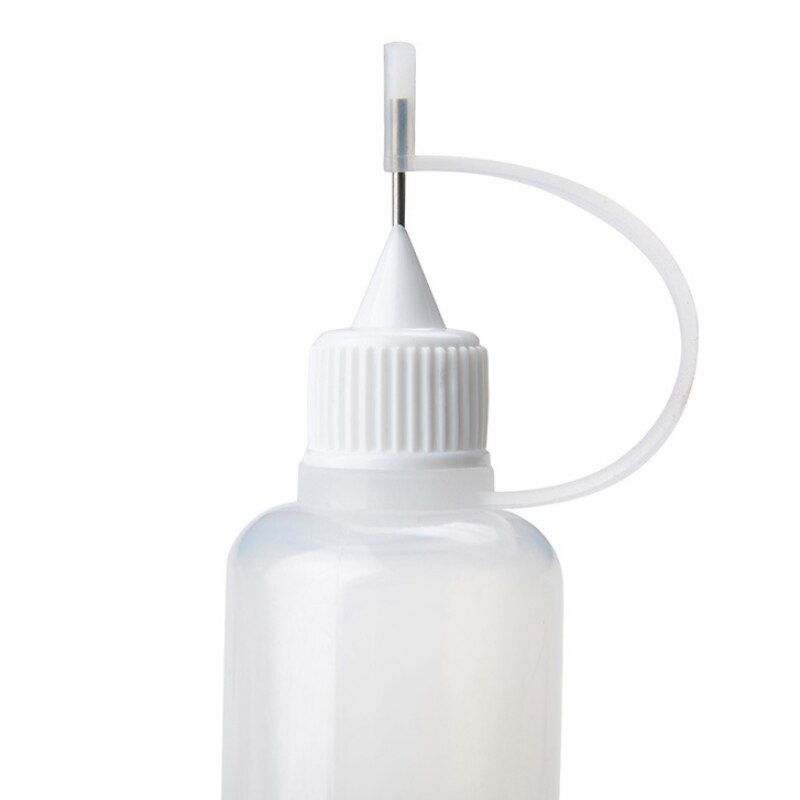 30/50/100 Ml Lege Lijm Fles Met Naald Precisie Tip Applicator Fles Voor Papier Quilling Diy craft Plastic Fles,,