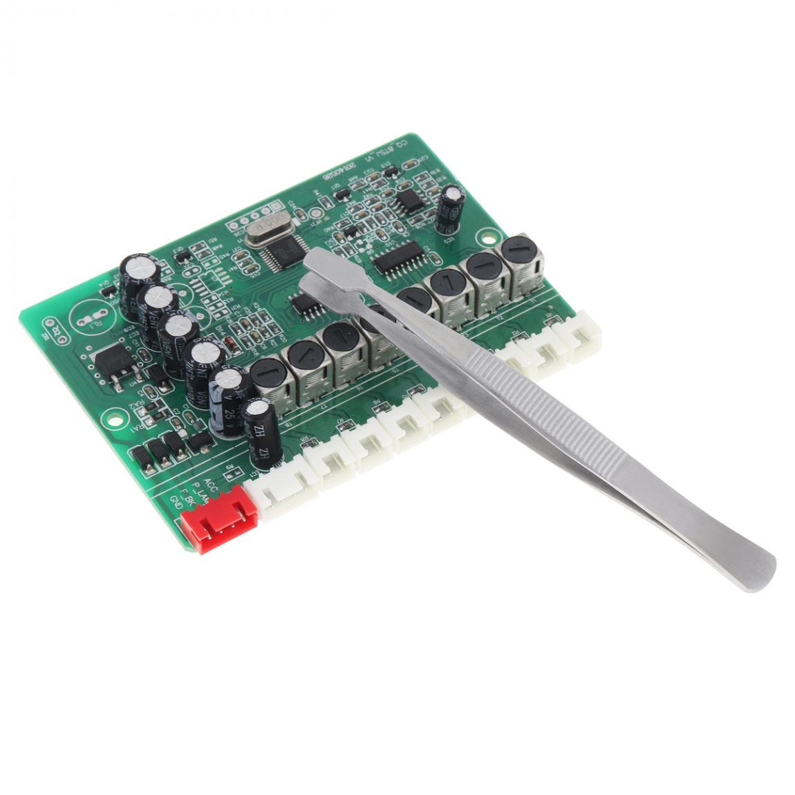 Pincet 108Mm Pincet Roestvrij Staal Schuren Pincet Platte Mond Tool Voor Elektronica Sieraden En Andere Fijne Handgereedschap