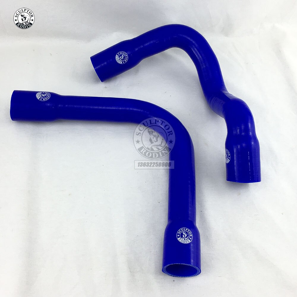 Mangueira de radiador de silicone para bmw e36 z3/318i/ic/is/ti m42/m44 92-99 (2 peças) vermelho/azul/preto: K8-54 BLUE