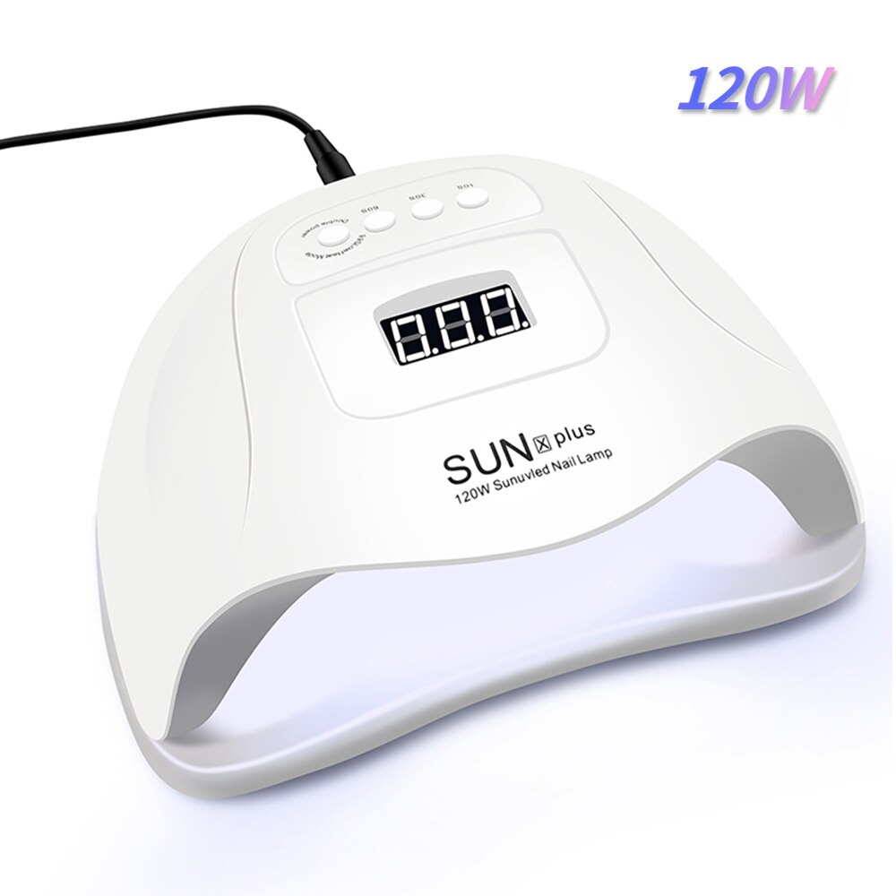 140W 3 IN 1 Nail Lamp Dryer Electric Nail Drill Machine With Nail Dust Suction Collector Vacuum Cleaner Nail Art Equipment: 120W SUNX Plus