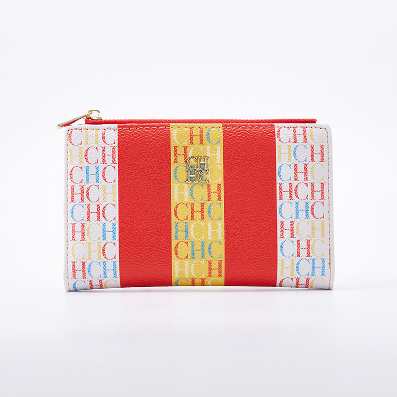 CH Cartoon Pattern Printed Wallet Tiny Portable Ladies Coin Purse Fashionable Suitable for Many Occasions Ladies Use
