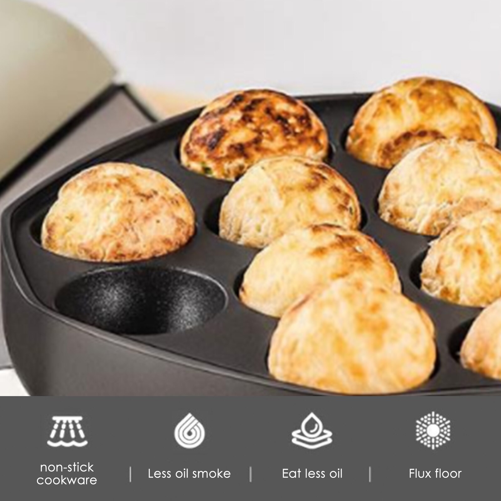 Takoyaki – poêle à Grill avec 7 /12 /15 trous, ustensile de cuisine domestique en forme de boule de poulpe