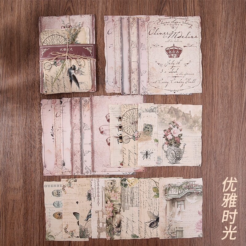 Medieval Series Memo Pads Sticky Notes Retro Paper diary Scrapbooking Stickers Junk Journal School stationery Notepad: 4