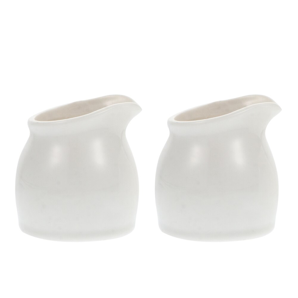 2 pièces En Céramique Mini Cruche Cuisine Saucière Chaude Tasses Bols à Soupe Sauce Cruche
