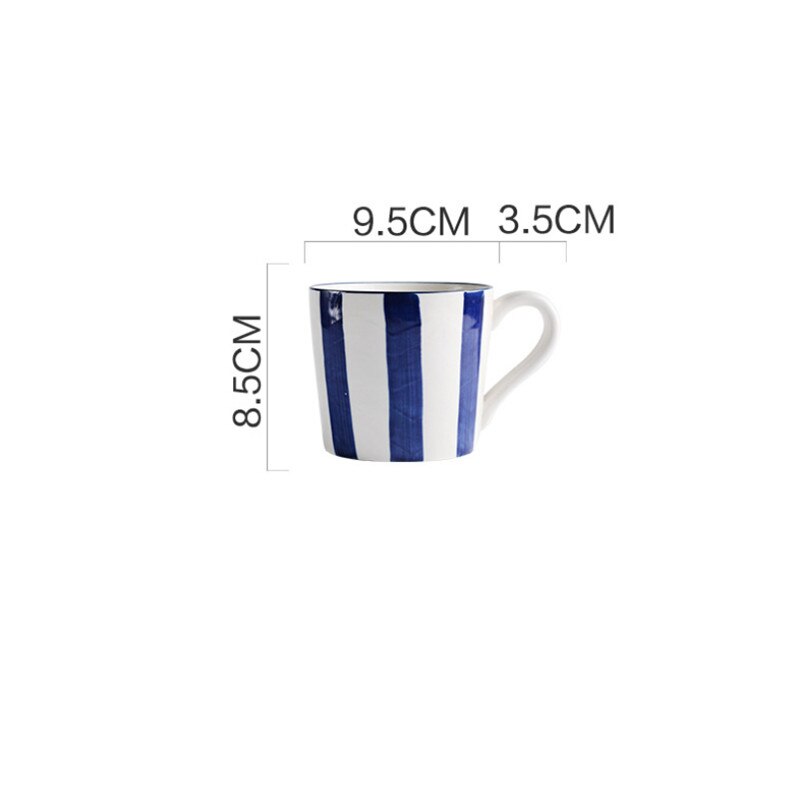 Jarra de agua de cerámica de gran capacidad japonesa, botella de té de la leche, jugo, cocina doméstica, bote de agua, taza hervidor, jarra de agua resistente al calor: Mug B