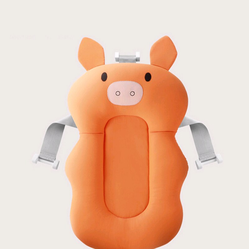 Baby shower badepude bærbar luftpude seng/stol/hylde skridsikker badekarmåtte tegneserie sikkerhed sikkerhed badesæde støttepude: 6