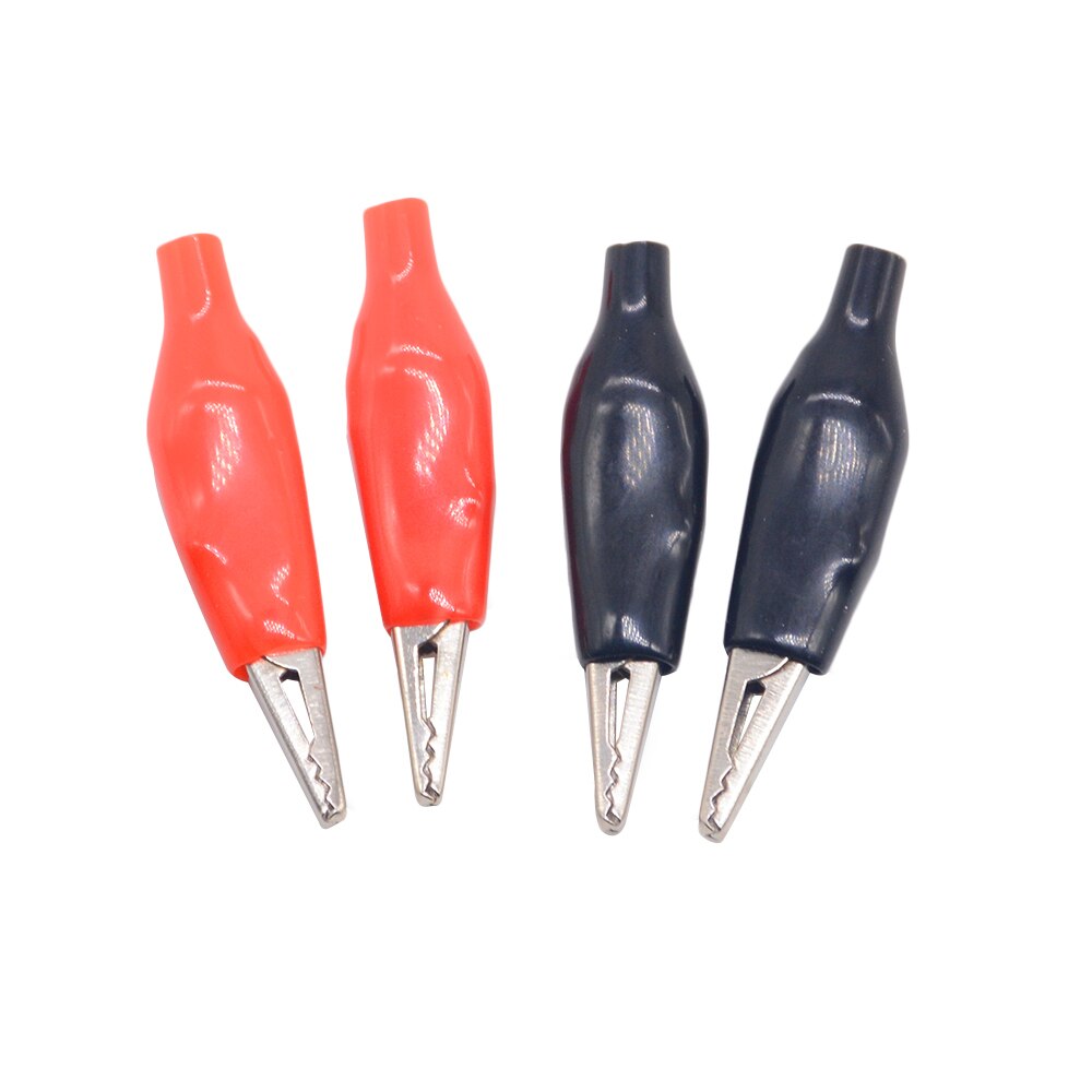 10 PCS/Set 28mm Alligator Leads Crocodile Test Clip for Electrical Jumper Wire Cable