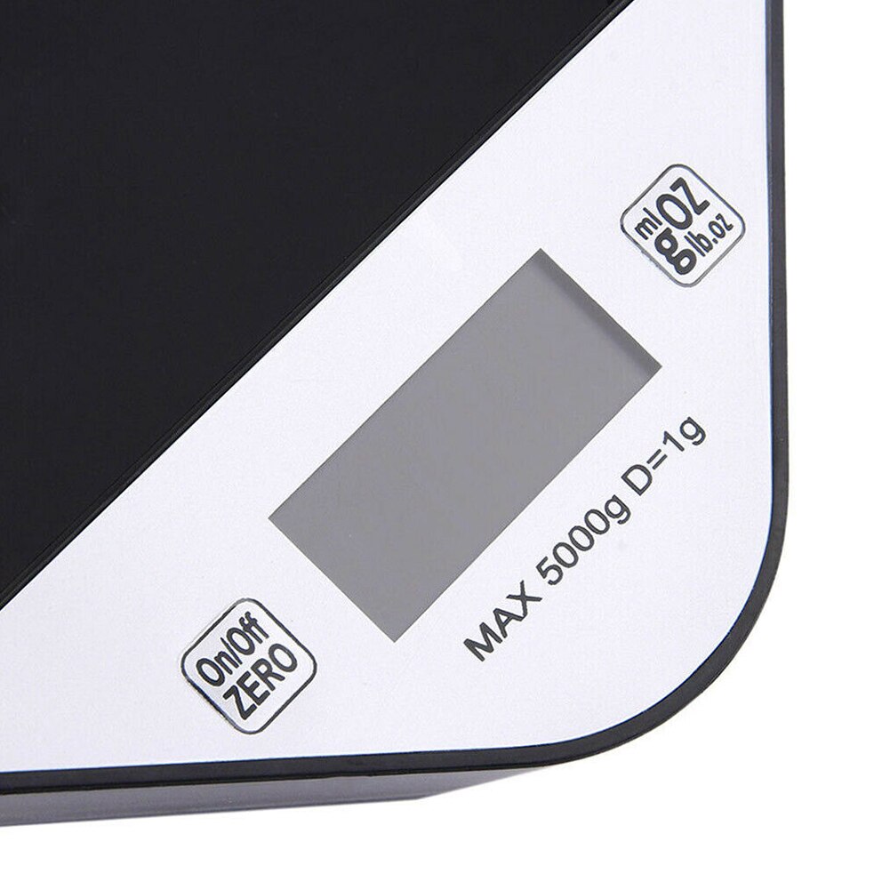 Kitchen Scale Home Food Weighing ABS Tools Measuring Battery Powered Bowl LCD Display Puppy Mini Durable Multifunction Digital
