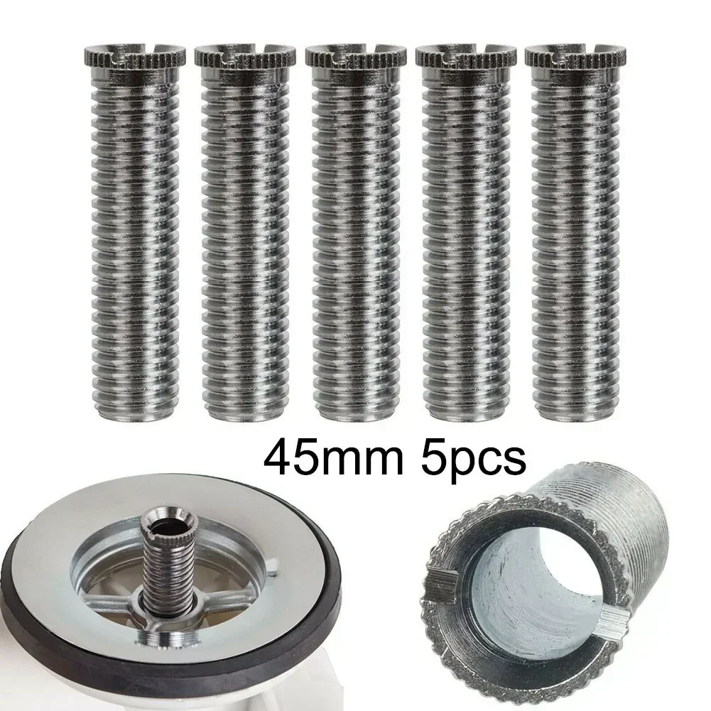 1/2/5 Pcs Kitchen Sink Strainer Screws 35mm 45mm Kitchen Sink Basket Strainer Stainless Steel Threaded Screw Connector: BRONZE