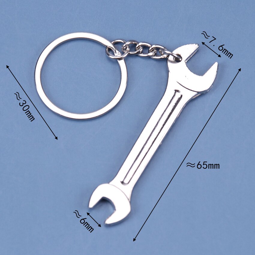 1PC llavero clave Fob colgante de Metal Mini llave y llavero de Metal coche llave anillo simulación llave llavero