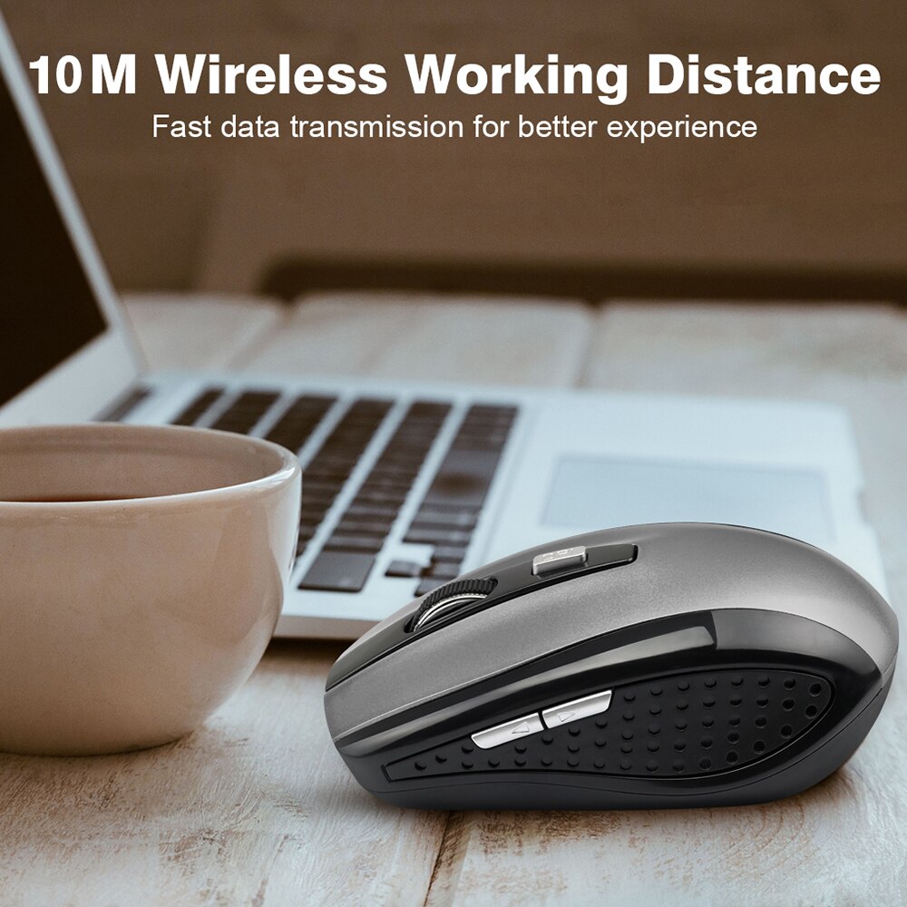 2.4Ghz Draadloze Optische Muis Responsieve En Vloeiende Cursorbesturing Draadloze Gaming Muis Draagbare Praktische Comforty Muis D30
