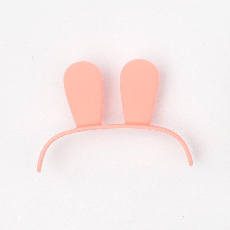 Kids Alarm Clock Cute-TV Night Light Alarm Clock for Children Bedroom Clock Rechargeable Battery Operated: Rabbit ears