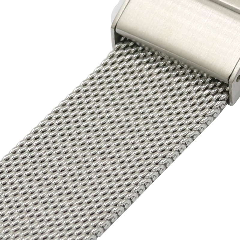 Bracelet de montre tissé en acier inoxydable à libération rapide, 16mm 18mm 20mm 22mm bracelet de montre universel milanais bracelet de montre