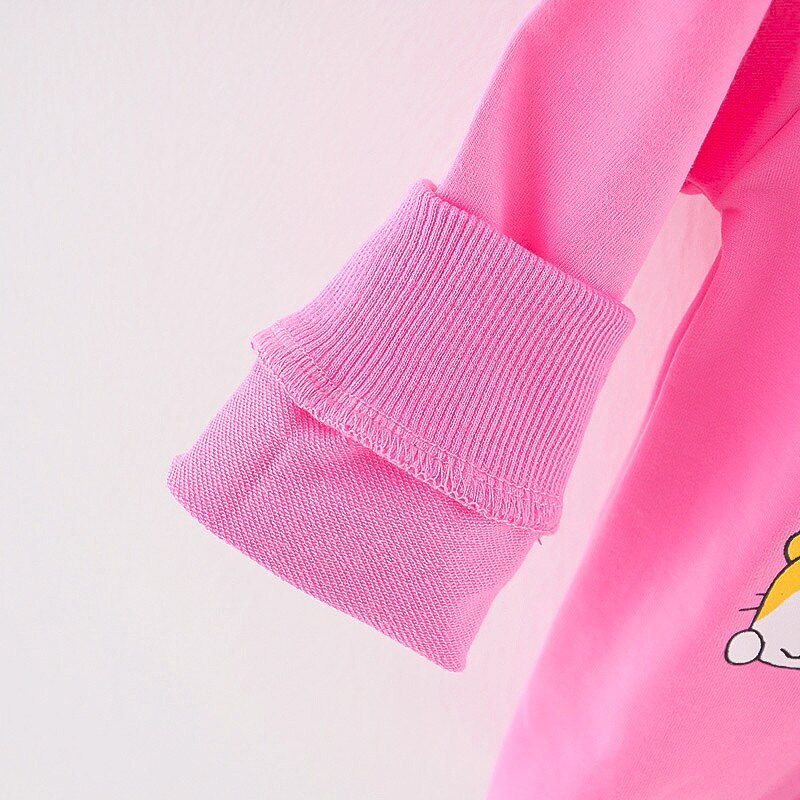 Baby toppe baby pige langærmede t-shirts bomuld t-shirt til piger hvid t-shirt tøj til nyfødte piger t-shirt 9m 12m 18m 24m