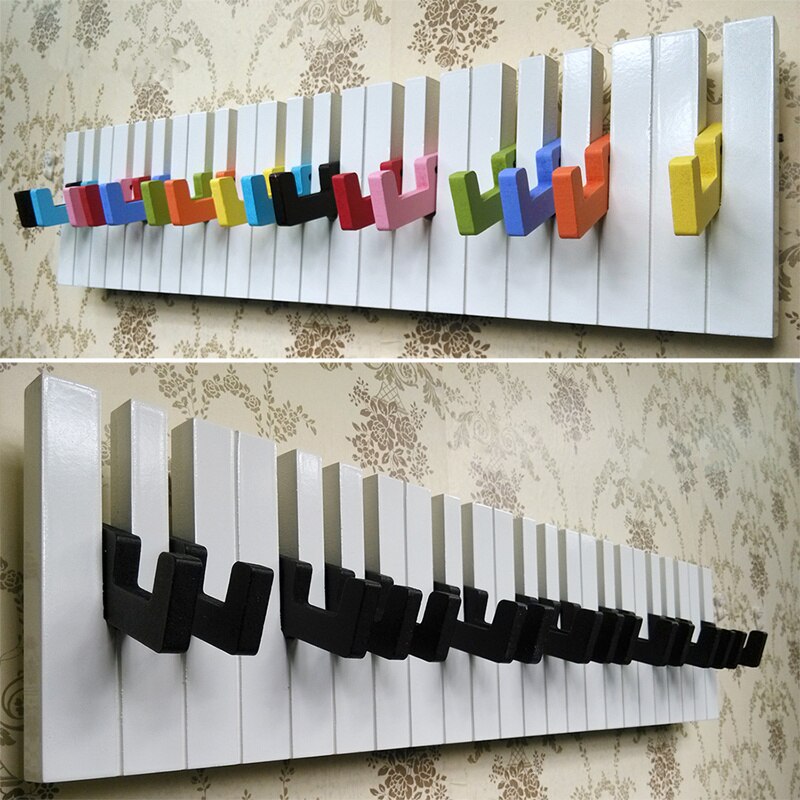 decorative wall hooks hangers for clothes keys coat clothes wood wall shelf ,Bathroom Kitchen decor .