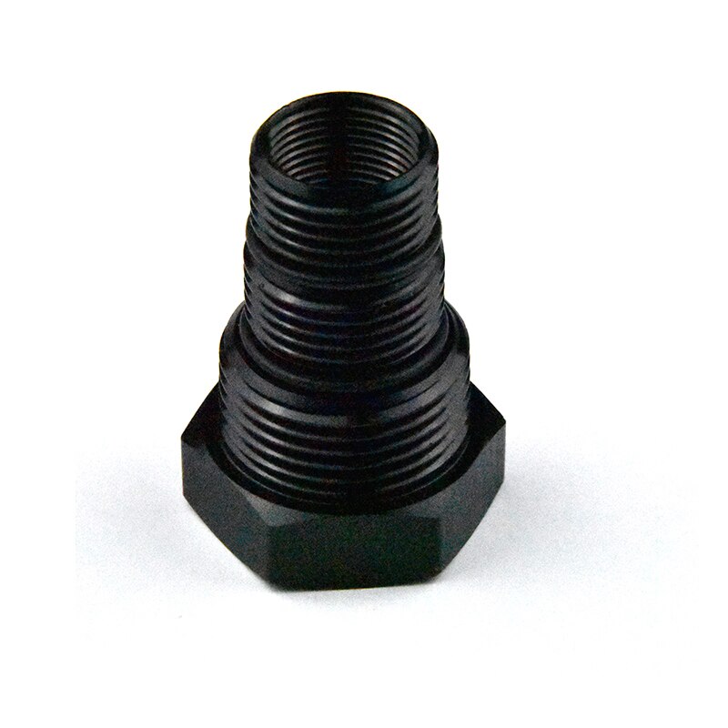 Oil Filter Thread Adapter 5/8-24 to 3/4-16 13/16-16 3/4NPT Black