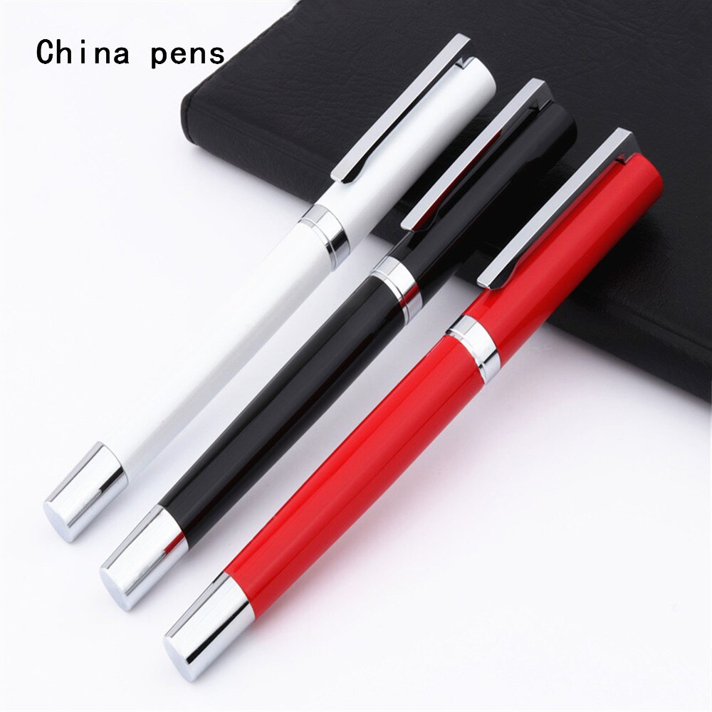 Luxury 022 Red Black White Colour Business office Medium Nib Rollerball Pen School student Supplies Pens