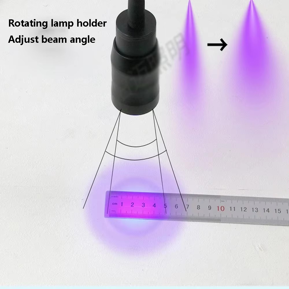 Usb led uv purple line hærdningslampe til skønhed, negle, øjenbryn, falske øjenvipper, fodtrin led gulvlampe