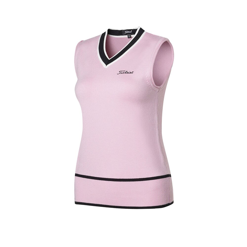 2020 nye golf tøj damer golf t-shirt kaninuld fritidssport golf sweater vest: Lyserød / M