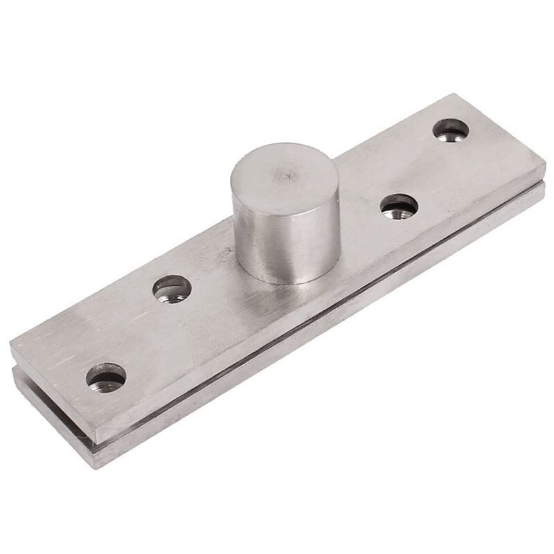 100mm x 25mm Stainless Steel 360 Degree Door Pivot Hinge Set: Default Title