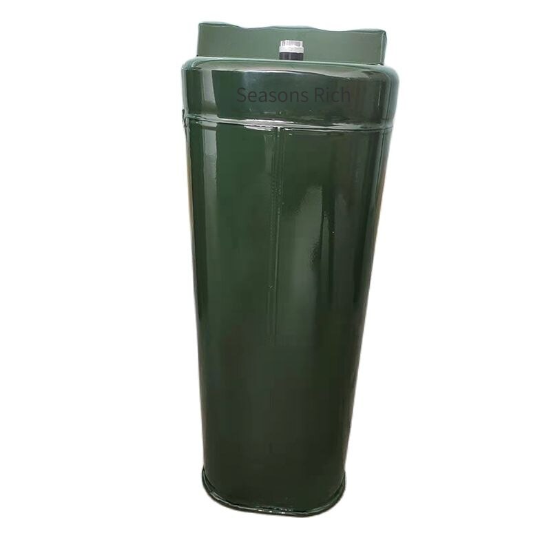 30L Metall Jerry Panzer Edelstahl Kraftstoff Dosen Benzin Dosen Auto Kanister Halfter Mit 3 Griffe Aluminium Legierung Auslauf Lagerung Panzer