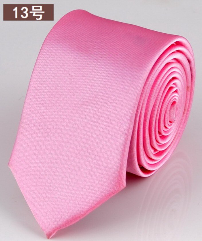 Narrow Casual Arrow Skinny Red Necktie Slim Black Tie For Men 5cm Man Accessories Simplicity For Party Formal Ties: Pink